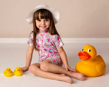 Load image into Gallery viewer, Adaptive Sun Safe Swimsuit UPF rating of 50+