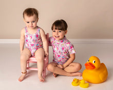 Load image into Gallery viewer, Adaptive Sun Safe Swimsuit UPF rating of 50+