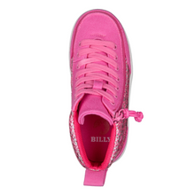 Load image into Gallery viewer, Billy Footwear - Street High Top D|R Fuchsia Snake Canvas Shoes