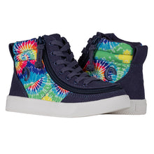 Load image into Gallery viewer, Billy Footwear - High Navy Tie-Dye Canvas Shoes