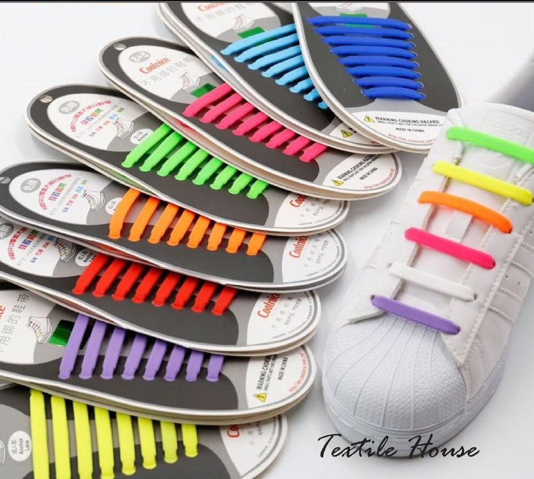 Silicone shoelaces hot sale